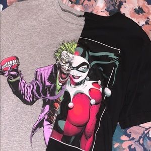 Harley Quinn & Joker comic tee